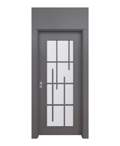 BY-5014V Porte intérieure Laqué  Vitrée
